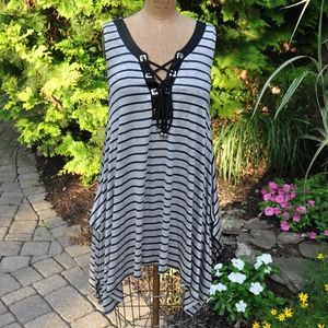 Gray Summer Dress/Beach cover up